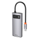 Hub USB 4w1 Baseus Metal Gleam Series,